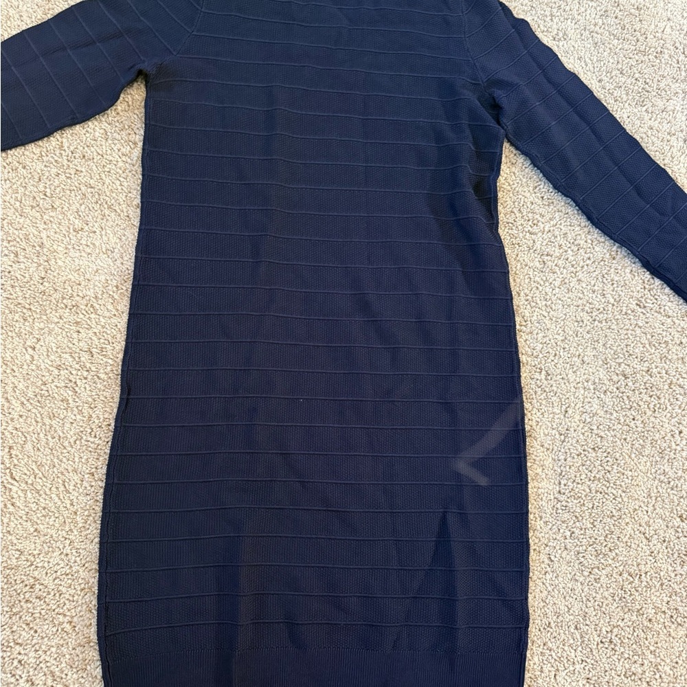 Michael Kors Navy Long Sleeve Dress - Picture 4 of 5